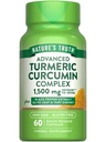 Curcumina currica della verità della natura | 60 capsule | con estratto di pepe nero, Olive Leaf & Tart Cherry | Non-GMO & Gluten