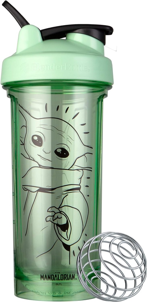BlenderBottle Star Wars Shaker Bottiglia Serie Pro Perfetto per Protein Shakes e Pre Workout, 28 once, Il bambino