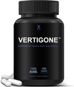 HUMANX VertiGone - Vertigo Rilievo - Ingredienti Time-Tested - Antico supplemento di Ear Balance Naturale - Allevia vertigini, Nausea, Spinning & Swaying Sensations - Non OGM - Pillole Dizzy Aid