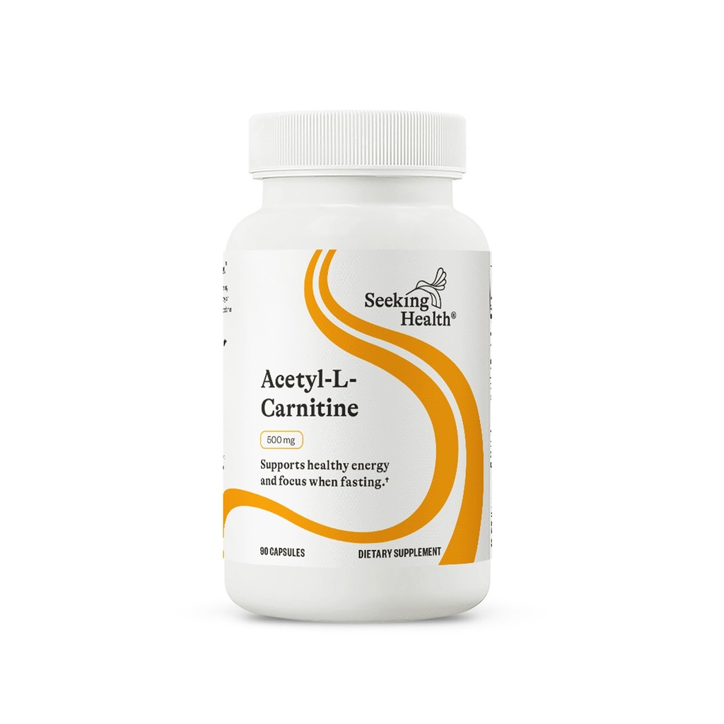 Ricerca di salute Acetil-L-Carnitina - Acetil-L-Carnitina Supplemento - Supporta energia, Metabolismo grasso sano, & Memory Health - 500 mg, 90 capsule