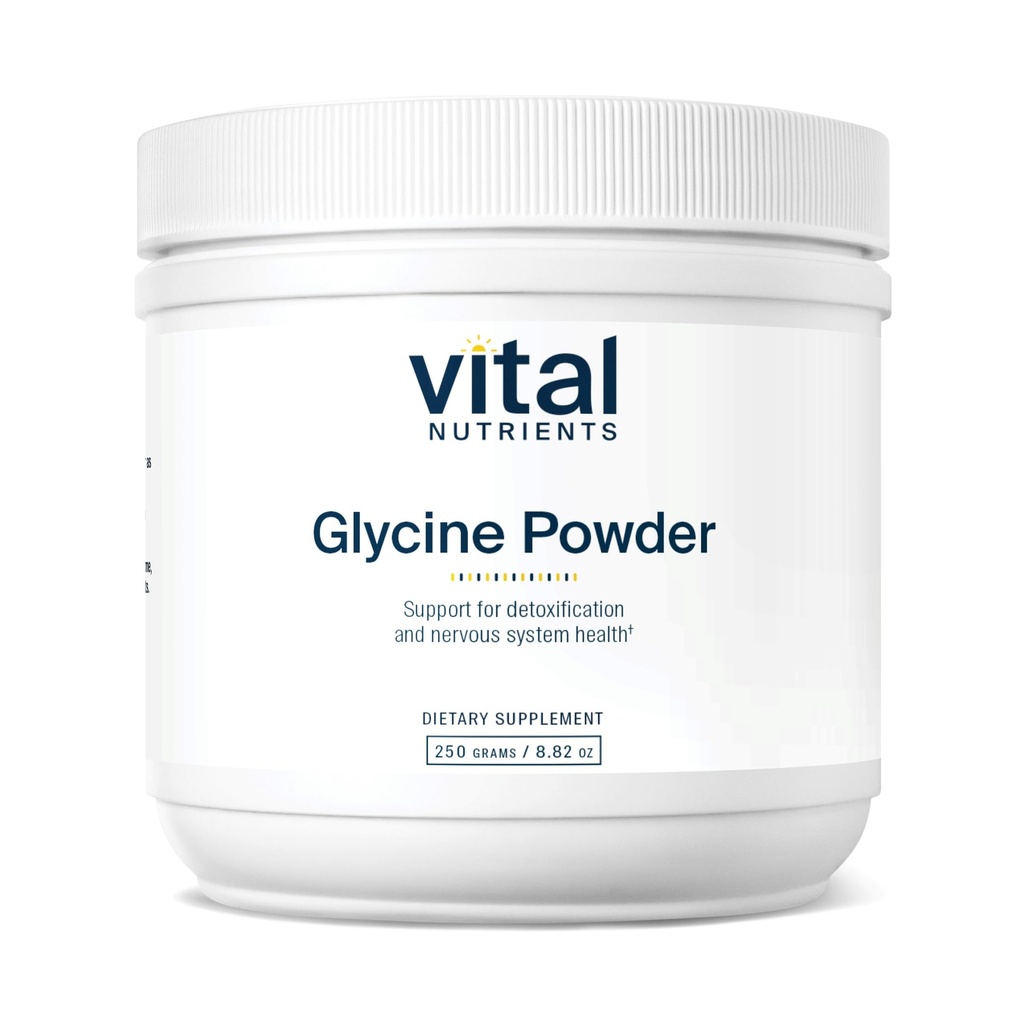 Polvere di glicina 250g | Aminoacido per promuovere il sonno riposante, sollievo da stress, memoria e supporto cognitivo* | Integratore di glicina vegana | Gluten, Latticini, Soia Free | Non OGM | 625 Serve