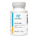 XYMOGEN K2-D3 5000 - Vitamina D3 K2 - Biodisponibile Vitamina D 5000 IU (Cholecalciferol) con MK-7 - Cuore, Arterioso, Salute Bone + Integratore di Supporto Immune (120 capsule)