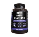 Ingredienti originali puri DMAE Bitartrate (365 capsule) No Filler di Magnesio o Riso, Sempre Pure, Verified Lab