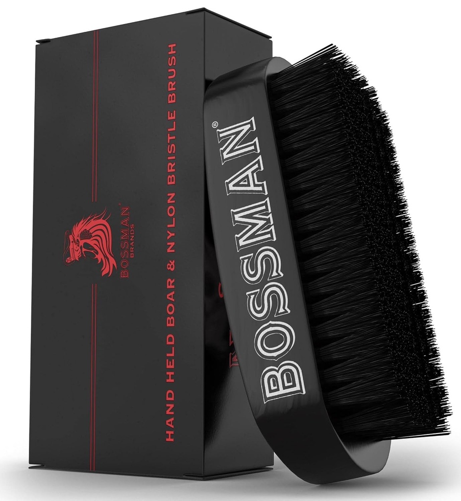 Spazzola per cuscinetti per uomo - Brush per cinghiale a mano Held Boar & Nylon - Pennello per orso e cura dei capelli