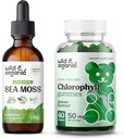 Selvatico e organico mare tintura 2 fl oz & Chlorophyll Gummies
