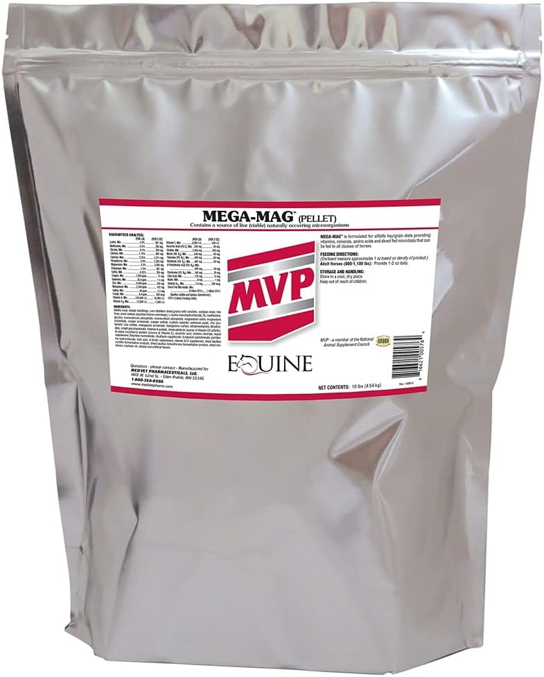 Mega-Mag (10lb) Integratore Multi Vitamina/Mineral per Alfalfa Hay Diets