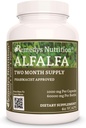 Remedy’s Nutrizione Alfalfa - 1.000 mg, 60 Vegan Capsules Integratore alimentare di erbe - Due mesi di fornitura