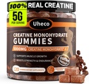 Gummie monoidrate di creatina di caffè per uomini e donne, contiene L-Taurina + vitamina B12, Betaina, L-citrullina per migliorare l'eccessiva resistenza all'esercizio, resistenza muscolare -120 conteggio