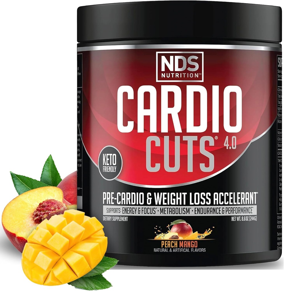 NDS Nutrition Cardio Cuts 4.0 - Peach Mango,20 porzioni (Pack of 1)
