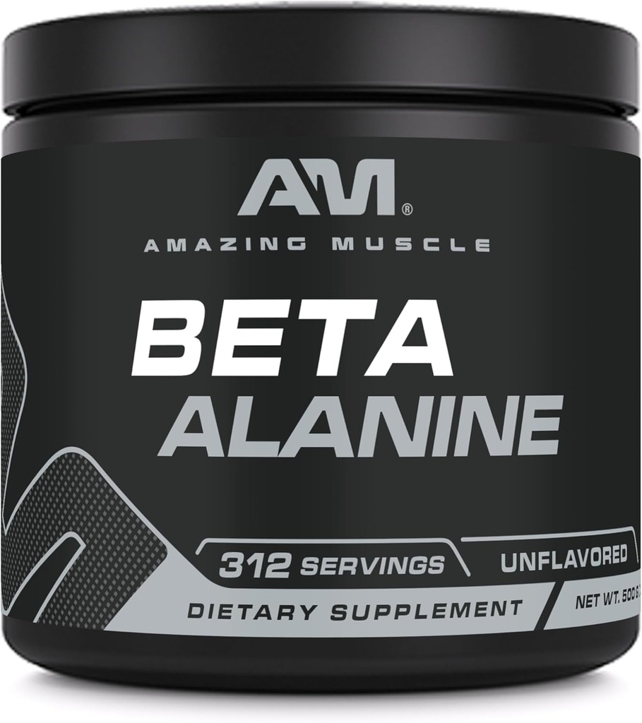 Incredibile supplemento della polvere della beta-alanina del muscolo | 1600 Mg | Non aromaed | 500 G (1.1 LB) | 312 Serve | Non-OGM | Made in USA