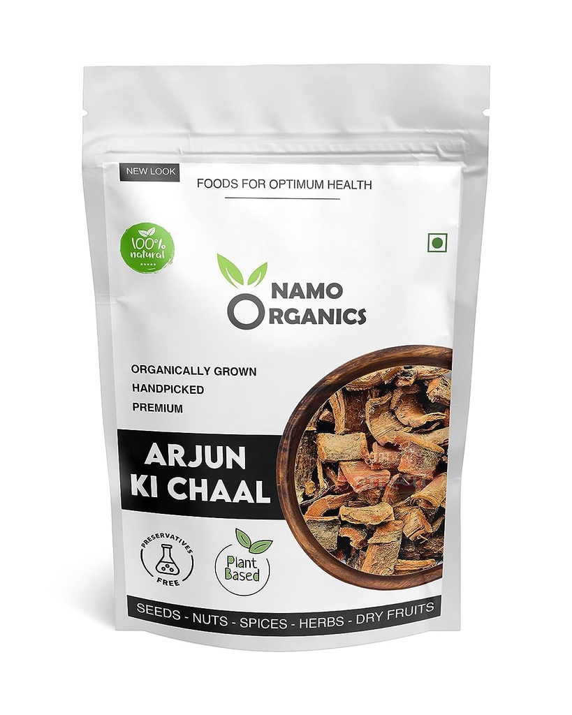 Nutranix TNA - Organico Arjun ki Chaal - 400 Gm Dried- Arjuna Tree Bark - Raw | Abbassa il colesterolo cattivo