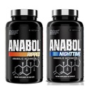 Nutrex Ricerca Anabol Ripped & Nighttime PM Muscle Builder e Shredding Combo