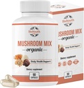 Integratore naturale | Cordyceps Sinensis, Reishi, Lion's Mane, Turkey Tail | Supporto immunitario, Vitality Boost, Non-GMO & Allergen-Free | 90 Capsule