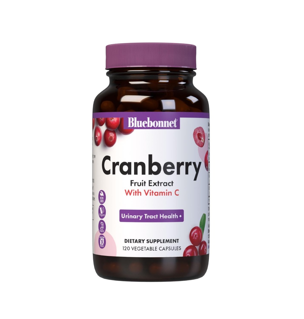 Bluebonnet Nutrition Estratto di frutta di mirtillo, Urinary Tract Support*, Non OGM, Kosher-Certified, Vegan, Gluten-Free, Soy-Free, Dairy-Free, 60 Capsule Vegetali, 60 Serve