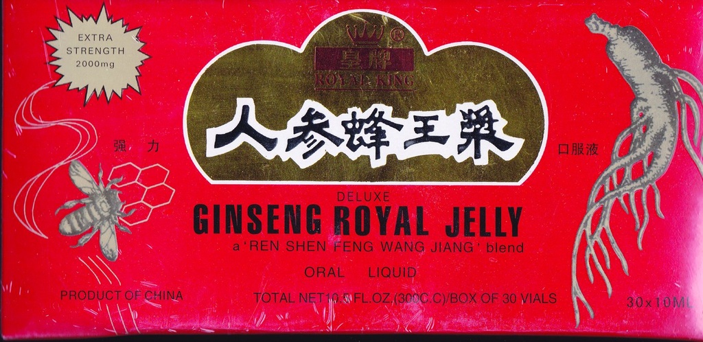 GINSENG PRODOTTI Ginseng & Royal Jelly in A Honey Base 30 Vial, 0.02 Pound