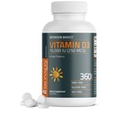 Bronson vitamina D3 10.000iu (250mcg) 1 anno di fornitura per la funzione muscolare sana e supporto immunitario, non OGM, 360 compresse