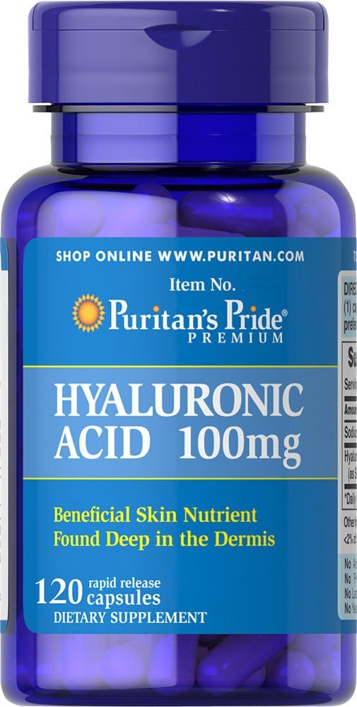 Puritan Pride Acido Ialuronico 100 mg capsule, 120 conte