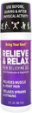 Relieve & Relax Pain Relief Roll On - Extra Forza, Veloce Azione, Mess-Free Topical Analgesic - Soothe Sore Muscle & Joint, Indietro, Ginocchio, Piede, Dolore a mano - HSA/FSA Eleggibile - 3 Fl Oz, 1-Pack