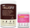 RSP NUTRITION AminoLean Pre Workout Energy (Pink Lemonade 30 Serve) con TrueFit Protein Powder (Chocolate 2 LB)