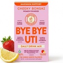 Cheeky Bonsai, Urinary Health Hydration Packets, Flush & Protect the Urinary Tract with D-Mannose, Cranberry & Electrolytes, Hibiscus Lemonade Flavor (10 pacchetti) No Aggiunto Sugar, Vegan and Gluten-Free