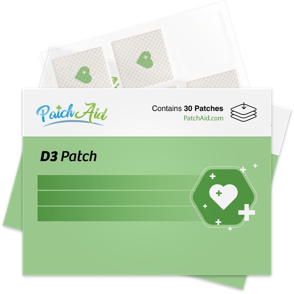 PatchAid D3 Topical Patch 30-Day alimentazione