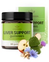 Supporto per fegato HERBAMAMAMA Gummies - Complesso di erbe per disintossicazione e pulizia del fegato - Vegan, Non OGM Integratore di supporto generale - 60 Chews a base di pectina