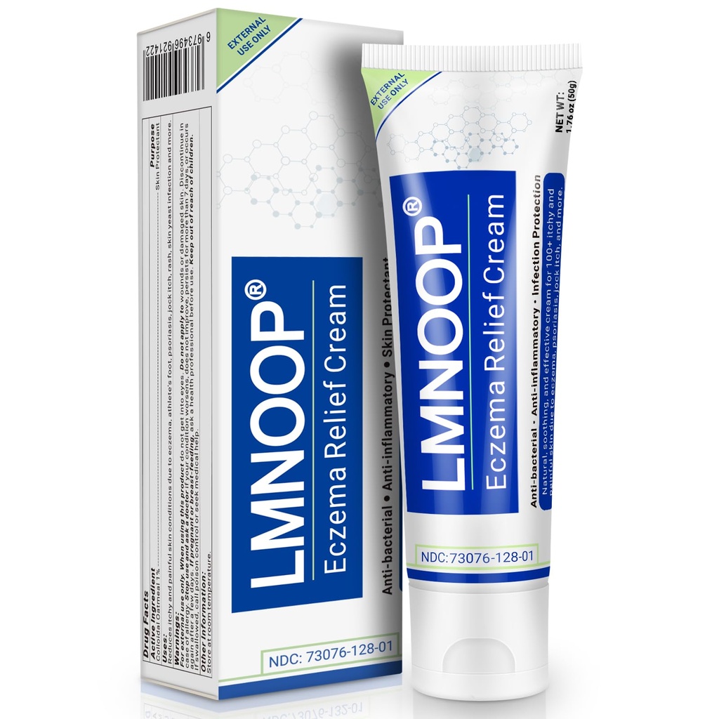 Crema di Eczema, Trattamento di Forza Massima Unguento per Rash, Psoriasi, Dermatite, Urticaria, Jock Itch, Infezione Fungina, Anti-Itch, Rilievo per Sensibile, Pelle Irritatatatata 1.76oz