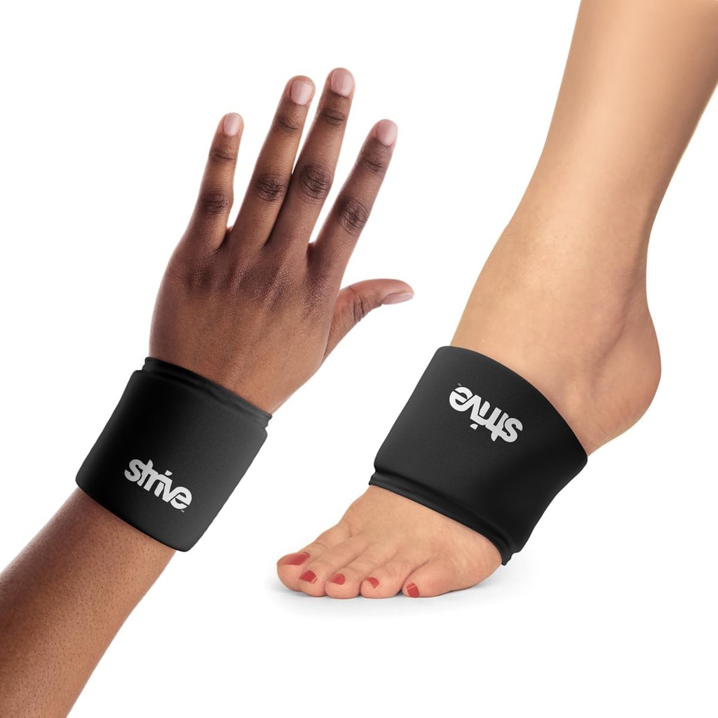 Impugnatura del polso o del pattino del ghiaccio del piede, terapia calda e fredda, compressione del gel del sollievo del dolore, copertura di 360 gradi per l'artrite reumatoide, Tendinitis, dolore del tunnel carpale, lesioni, gonfiore, lesioni (2-pack)