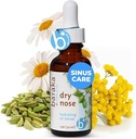 Olio Nasale di naso secco di Baraka – Oli essenziali organici (Cardamom, Everlast, Camomilla tedesca e romana) in Base di olio di sesamo – Moisturizer di noso idratante per sinistri secchi – 1 confezione (1 bottiglia di gocciolante di oz)
