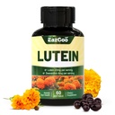 Lutein per occhi, Lutein 20mg, Lutein e Zeaxanthin Supplementi, Integratori per occhi, Rilievo per occhi e supporto Vision Health, Vegan, 60 Softgels