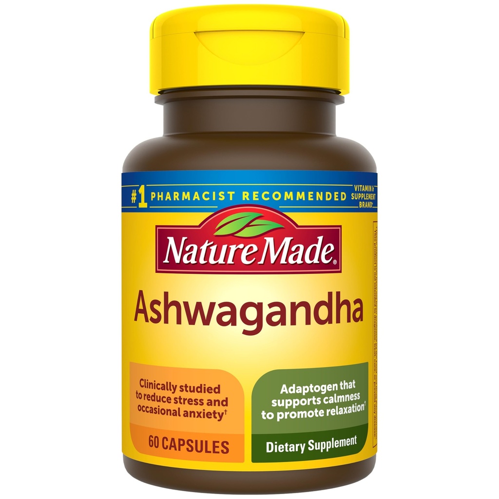 Natura Made Ashwagandha Capsule 125 mg per supporto stringa, 60 capsule, 60 giorni di alimentazione