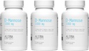 D-Mannose 1000 mg - Salute del tratto urinario - con concentrato di mirtillo, HIPS di rosa organico, estratto di acerola - 60 capsule vegetariane (pacchetto di 3)