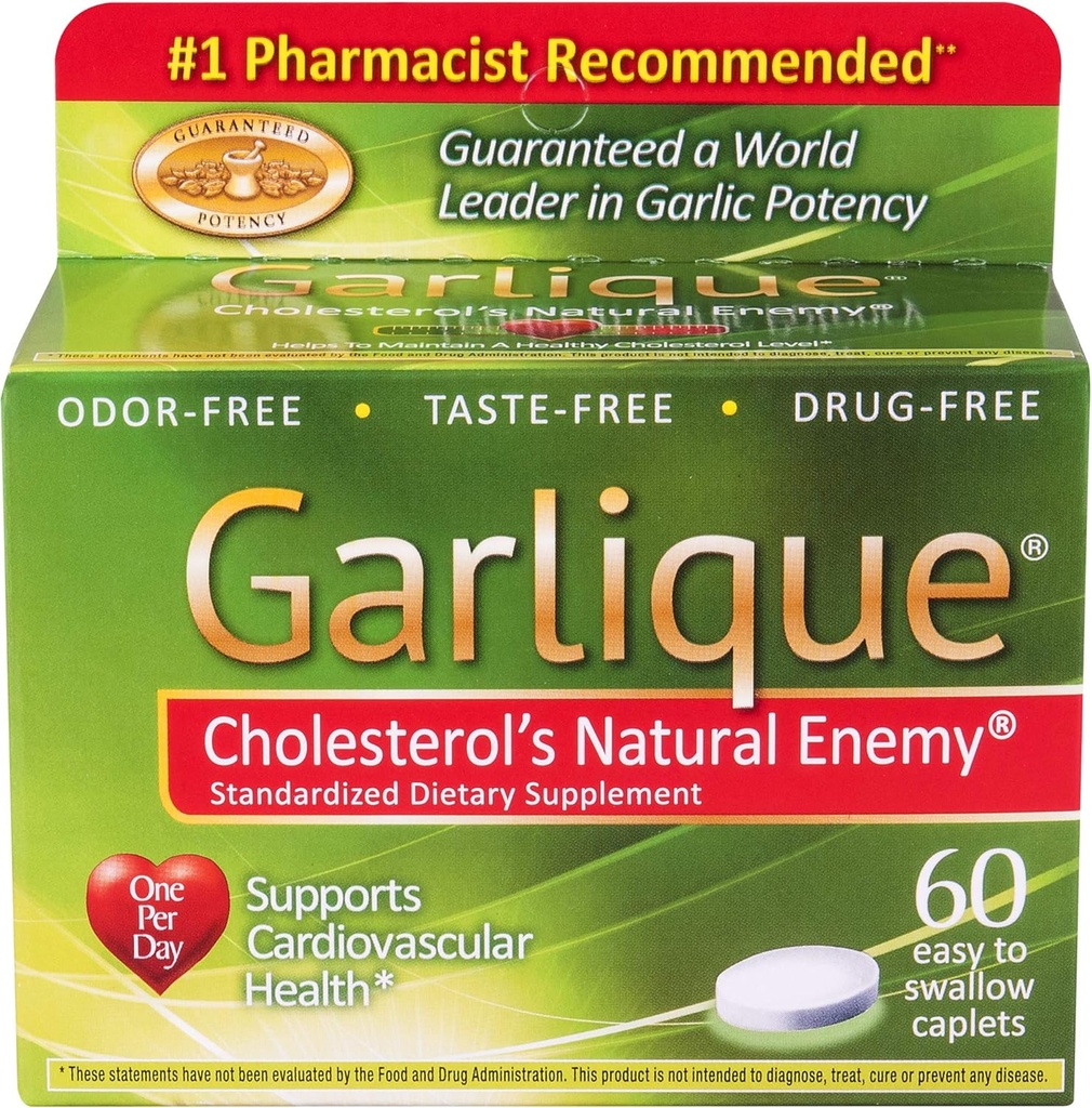 Garlique Caplets 60 Tavole (Pack of 4)