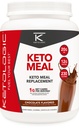 KetoLogic Keto Meal Sostituzione Shake Polvere per risultati ottimali + MCT Olio + Grass-Fed Whey - Perfettamente Formulato Macros per Ketosis - 20 Serve - Cioccolato