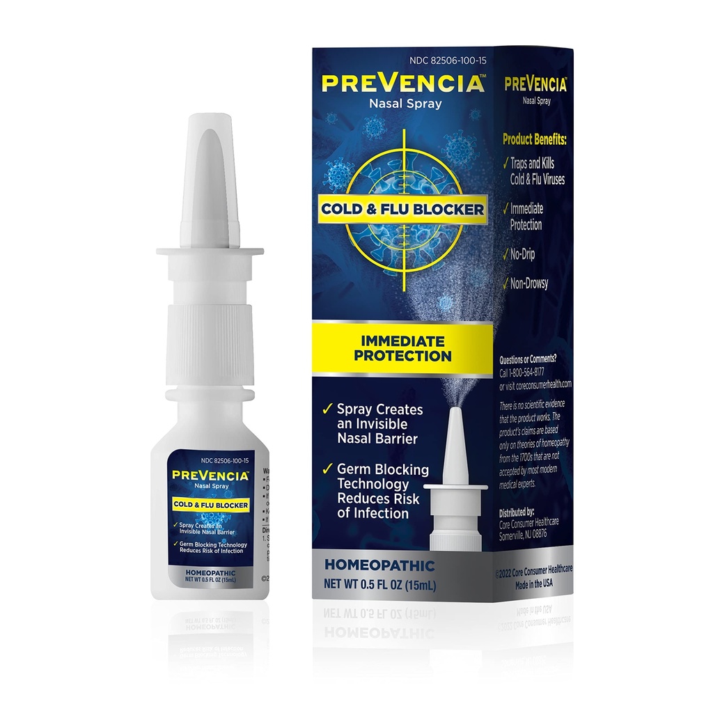 Protezione dal freddo e dal flusso Spruzzo omeopatico freddo e fluido Remedy Protezione immediata non dolorosa per il liquido e il blocco freddo, 0.5 Fl Oz (15mL)