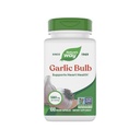 Natura Via Aglio Bulbo, Supporta la salute del cuore*, Non OGM Progetto verificato, 580 mg per porzione, Vegan, 100 capsule (Packaging May Vary)