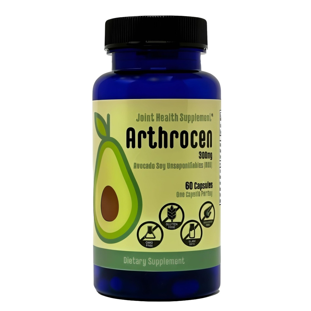 Joint Health Supplement, 300Mg Avocado Soy Unsaponifiable, Non OGM, Dairy Free, Gluten Free & Shellfish Free, 60 giorni di alimentazione, una capsula al giorno (2 mesi)...
