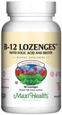 Vitamina B12 Lozenges con Acido Folico e Biotina - Sublingual B 12 Vitamine Fragola Flavor - Vegetariano Kosher B 12 Vitamina - VIT B12 Supplemento per la produzione e l'energia di globuli rossi (90 Conteggio)