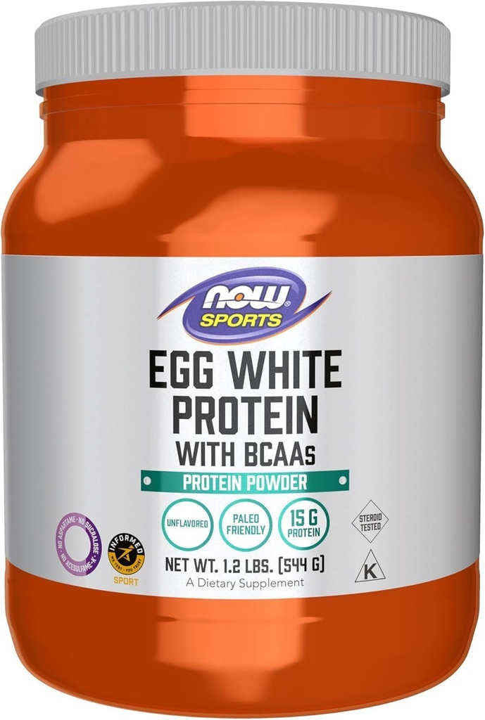 ORA ALIMENTI Uova Polvere di proteina bianca, 544 GR