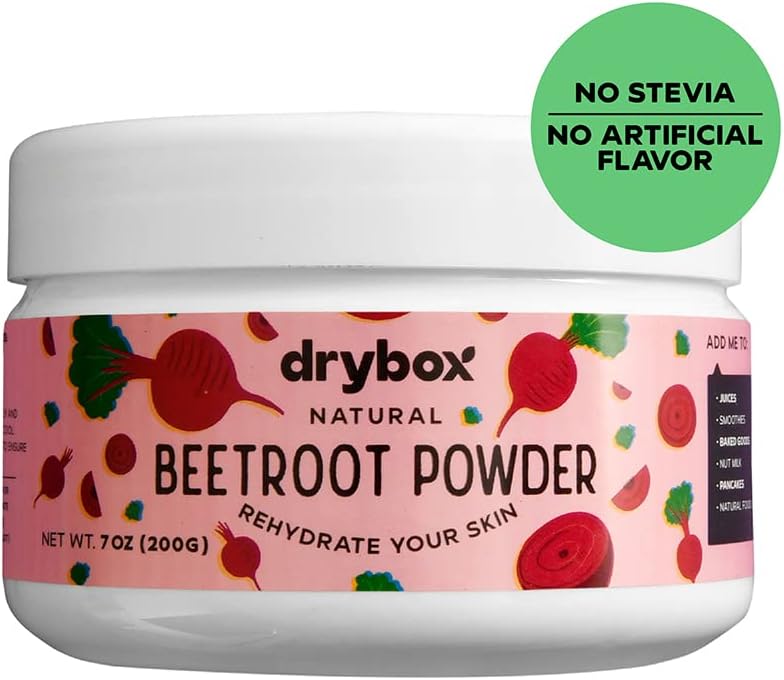 Beetroot Powder, Pure Non-GMO Beets Superfood, Nitric Oxide Booster, 7 once (200 Gram)