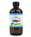 Virgin Cod Liver Oil - 8 Fl oz Naturale, Sustainable sourced, Wild Caught & Fresh Tasting. Alto in vitamina D, Omega 3 DHA/EPA (aroma di lemone e menta piperita)