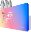 Asciugato Anti Fog Cloth, 3 Pack Antifogging Cloth per Occhiali, Schermo, Occhiali, Riutilizzabili e Portatili Pulizie Panno Lens Wipe per Occhiali Coperti con Maschere