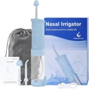 Irrigatore nasale TopQuaFocus Sinus Rinse System Irrigatore nasale con serbatoio dell'acqua telescopico Neti Pot Combinazione Rondella del naso del galleggiante dell'acqua versatile 3 ugelli 3 Modalità Pulitore del naso per adulti e bambini