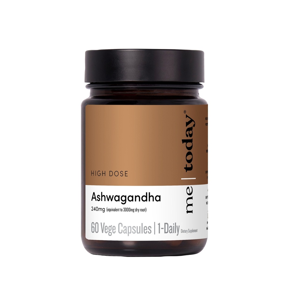 oggi Ashwagandha Supplemento capsule 3000 mg - Supplemento adaptogen ad alta resistenza per il sollievo da stress, Clarity Mental & Focus – Vegan, Formula di benessere giornaliero naturale, 60 Servings.