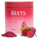 Beets+ Miscela di radice di barbabietola biologica fortificata con vitamine e prebiotici per la produzione di ossigeno sano di cuore & Nitric