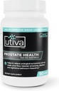 Utiva Prostate Health Supplement per gli uomini - Formula naturale per la funzione di prostata e flusso di urina - Beta-Sitosterol e Saw Palmetto Prostate Supplement - Made in Canada, 90 Softgels
