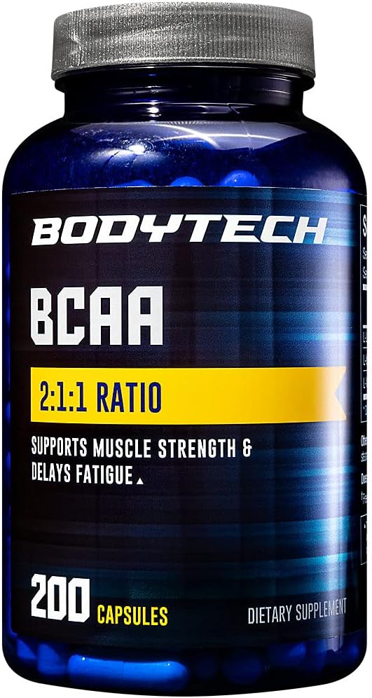 BODYTECH BCAA - Rapporto 2:1:1:1 (200 capsule)