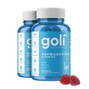 Goli Ashwagandha & Vitamina D Gummy 120 Count - Relax. Ripristino. Rilassati. (Mixed Berry, KSM-66, Vegan, Plant Based, Non OGM, Gluten-Free & Gelatin Free), Confezione da 2