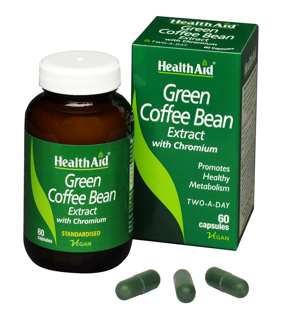 Estratto di chicco di caffè verde sano 60 capsule vegan