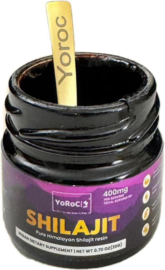 Shilajit, Pure Himalayan Shilajit Resina, Integratore alimentare, Net Wt 20gm(0.70oz)